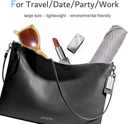 ANGENIL Travel Flat Iron Hair Straightener With Large Silicone Heat Mat for Curling Iron and Craft Glue Guns