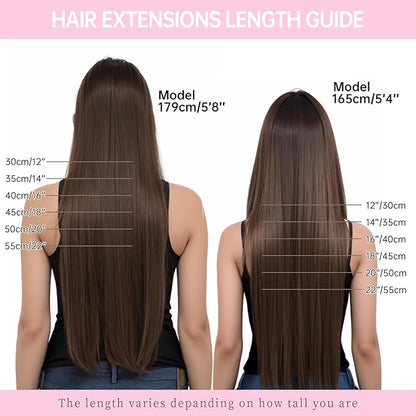#1B/6/1B Tape in Hair Extensions Human Hair, 18inch 20Pcs Balayage Natural Black to Chestnut Brown Balayage Hair Extensions,Straight Silky 50g Remy Tape ins for Women Girls