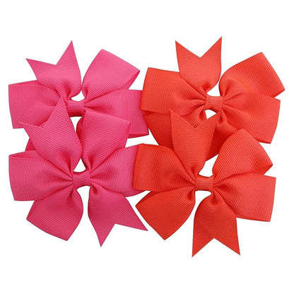 120PCS 3inch Grosgrain Ribbon Pinwheel Hair Bows Boutique Bows Alligator Clips For Girls Toddlers Teens(60Colorsx2)