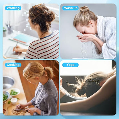 MORGLES 2.75"Long Bobby Pins for Thick Hair, 120PCS Large Bobby Pins Blonde for Women Girls with Box
