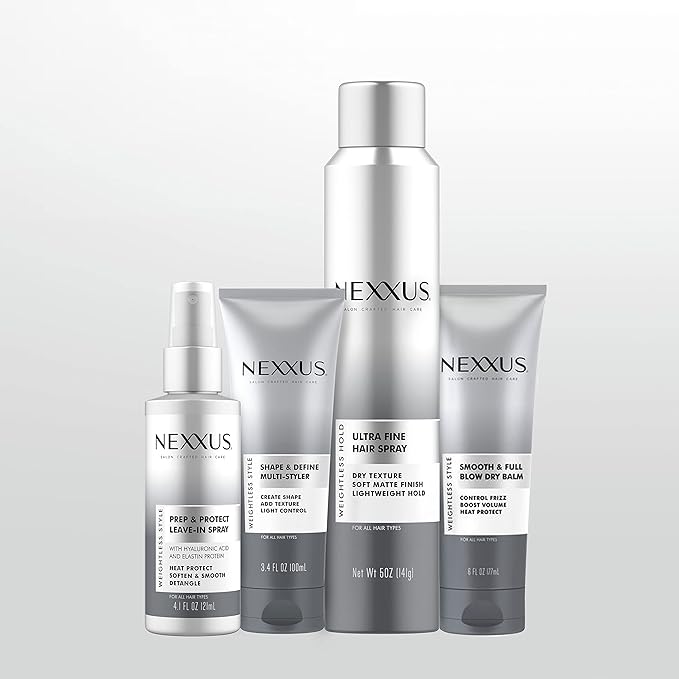Nexxus Shape and Define Multi-Styler For a Light Hold Weightless Styling Cream Shape, Define and Texture Hair Styling Cream 3.4 oz