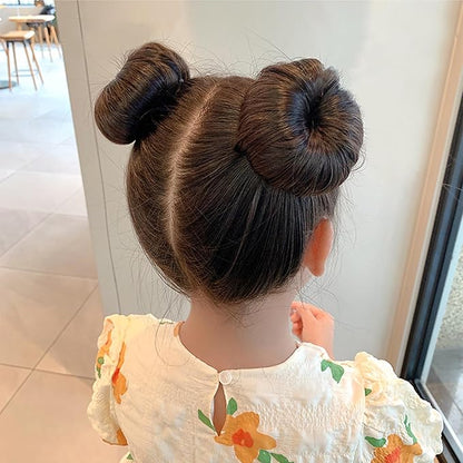 10Pcs Hair Bun Maker Black Lazy Hair Curler Bun Clips French Deft Maker Snap Roll Sponge Flexible Chignon Donut Quick Twister Hair Styling Accessories for Women Girls