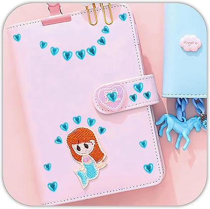 264Pcs Heart Face Gems Love Gems, Self-Adhesive Face Jewels Rhinestones 5/7/10 mm DIY Face Gems Stick on, Valentine Makeup Gems Rave Accessories for Face Eyes Hair Makeup Body, Crafts (Blue)