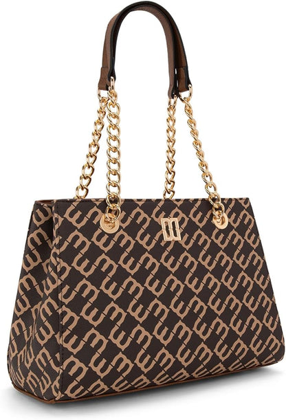 Montana West MEDIUM Tote Bag for Women Quilted Chain Handbags Shoulder Purse