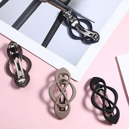 4Pcs Hair Barrettes for Women Flat Hair Clips French Hair Claw Clips for Girls Vintage Hair Clicps for Thick Thin Long Short Hair Stylish Hair Accessories for Women Gifts