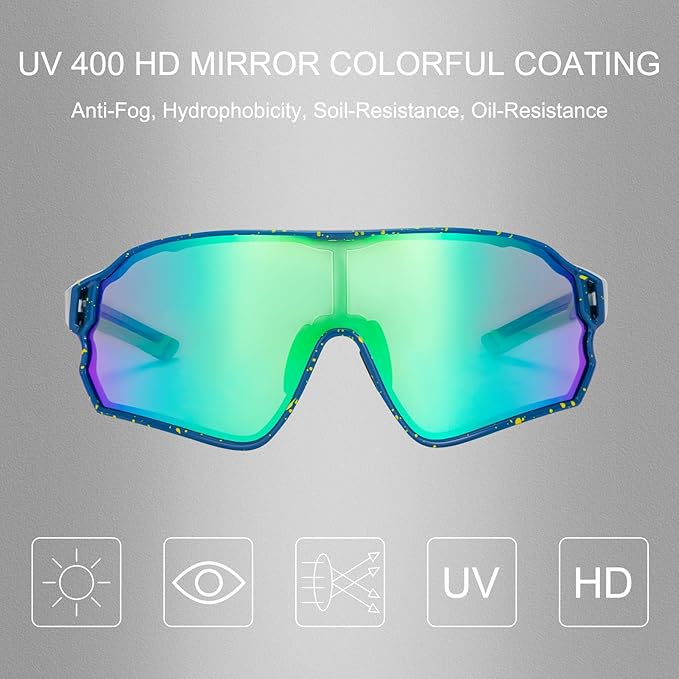 ROCKBROS Polarized Sunglasses UV Protection for Women Men Cycling Sunglasses