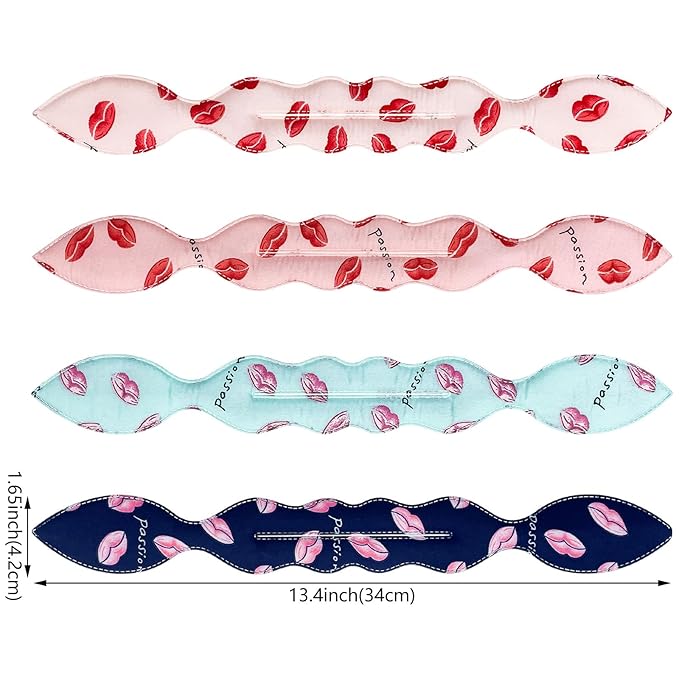 4 Pcs Deft Twist Donut Hair Bun Maker and Rabbit Ear Bun Twister - Flexible and Quick Hair Styling Accessories for Women and Girls