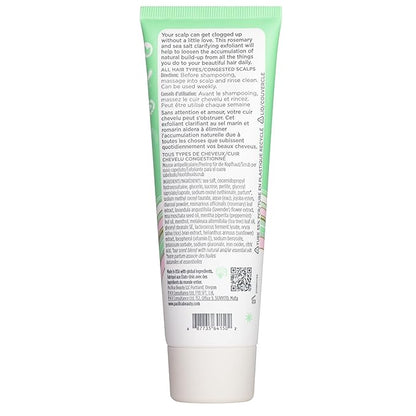 PACIFICA Rosemary Detox Scalp Scrub by Pacifica for Women - 4 oz Scrub, White