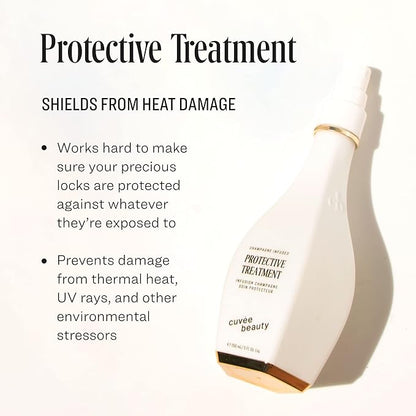 CUVÉE BEAUTY Protective Treatment - 5 fl oz - Protects Hair Against Heat, UV Rays & Environmental Stressors