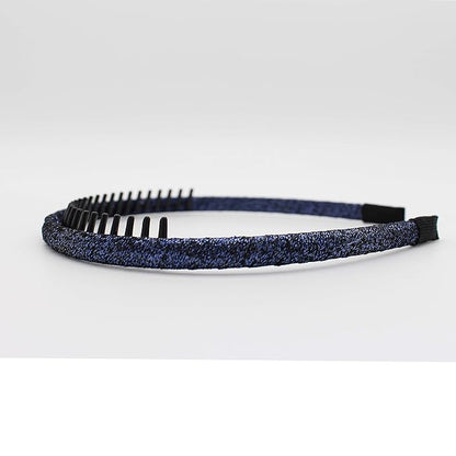Multicolor Stylish Teeth Comb Hair Hoop Hairband Headband Soft Comfy Non-slip Hair Accessories for Women/Girl(6 color)
