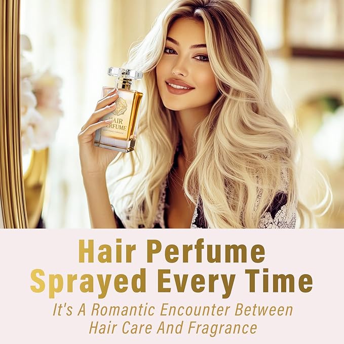 MOSKILA Hair Perfume, Pheromones Perfumes for Women, Natural Perfume Oil Extract to Hair Care and Attract Him, Lasting Fragrance for Long Time, 1.7Fl Oz