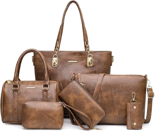 2E-youth Designer Purses and Handbags for Women Satchel Shoulder Bag Tote Top Handle Bag