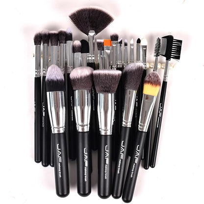 JAF Makeup Brush Set Professional 24 Pcs Synthetic Make Up Brushes with Case Bag