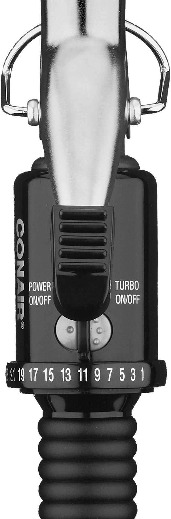 Conair Instant Heat 1/2-Inch Curling Iron, 1/2-inch barrel produces spiral curls – for use on short to medium hair
