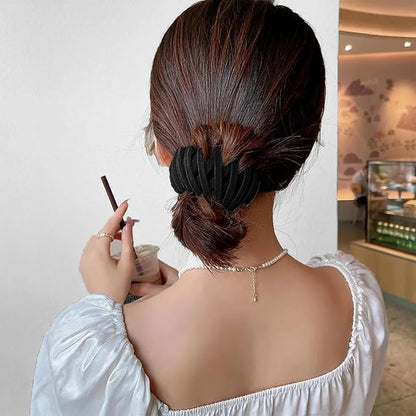 3PCS Women's Hair Accessories - Bird Nest Magic Hair Clip, Hair Bun Clip