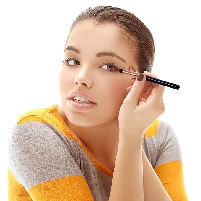 20Pcs Eyeliner Smudge Brush Pencil Stick Set,Professional Sponge Blending Makeup Tool for Eyeshadow and Eyebrow Reusable Applicator