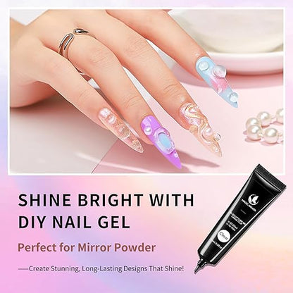 15g 3D Nail Gel Sculpting Gel Nail Art Glue for Nail Art Designs DIY Nail Craving Molding Gel for 3D Gel Nail Art Polish Painting Drawing Gel Sculpture Gel Nail Decoration Manicure Clear