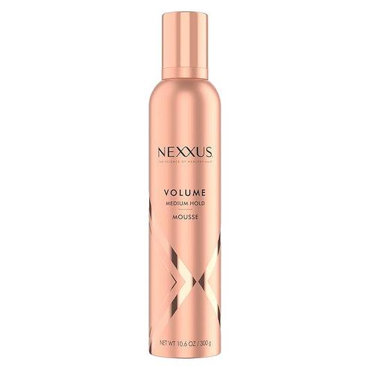 Nexxus Volumizing Foam Hair Mousse, Volume Volumizing Mousse, Hair Styling Mousse, Pink, 10.6 Ounce (Pack of 1)