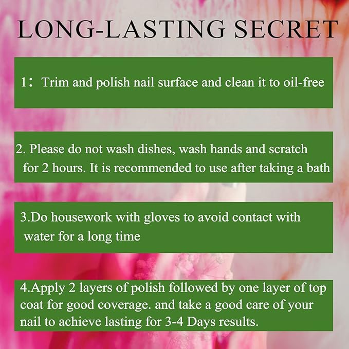 Nail Polish set,Quick-drying Fingernail Nail Polish Kit Easy Peel-off Nail Polish Nail polish & Decoration products Nail polish sets for women