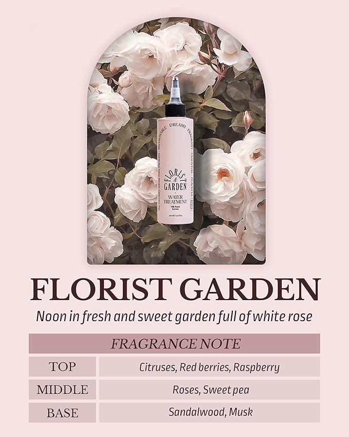 ODID Milk Protein Intensive Water Treatment Florist Garden - Hair Nourishing and Scalp Enhancing Ampoule to Cream for Steaming Hair Mask - Refreshing & Sweet Floral Scent, 6.76oz.