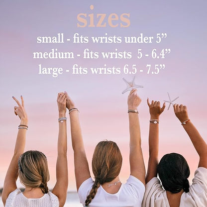 K'lani Wonder Bracelets for Women – Elastic Bracelets and Boho Hair Ties – Cute Hair Ties for Women and Hair Tie Accessories – Stylish Bracelets Boho Style for Hair and Wrist – Set of 5 (Large)