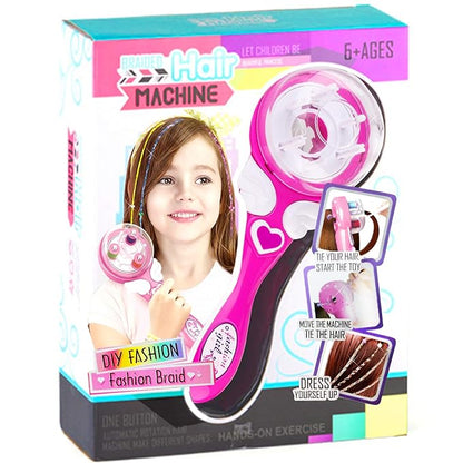 Marbe Electric Ceramic Hair Braider,Hair Styling DIY Convenient Twist Braid Hair Braiding Tool for Girl's Headdress Pink