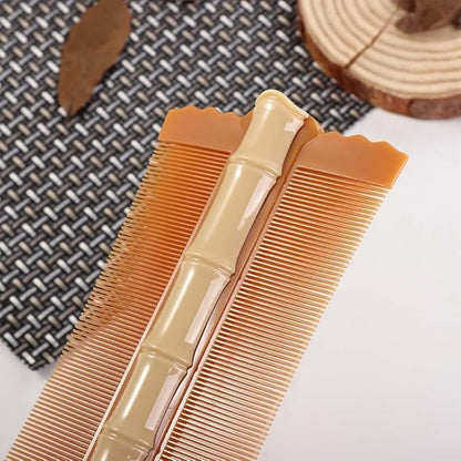 1Pc Green Double-Sided Comb Anti-Static Fine-Tooth Pin Hair Comb With Handle Super Dense Tooth Drain Dandruff Hair Comb Hair Styling Tool Accessories Hair Combs Styling Tools and Appliances，Comb