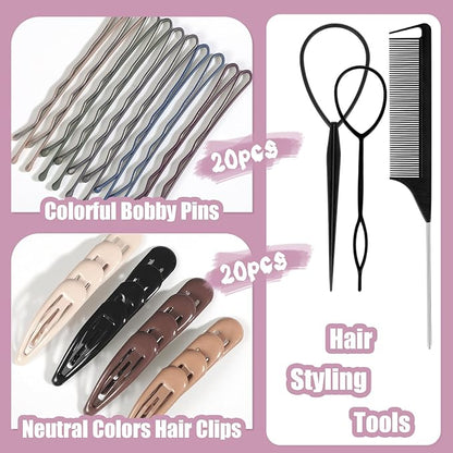 Neutral Colors Hair Accessories for Girl Back to School Gift