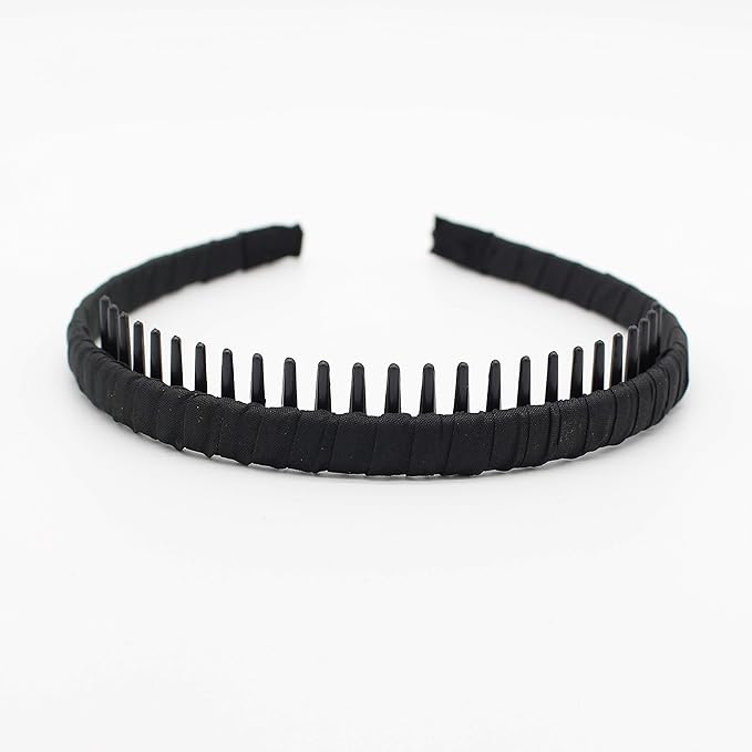 Multicolor Stylish Teeth Comb Hair Hoop Hairband Headband Soft Comfy Non-slip Hair Accessories for Women/Girl(4 color)