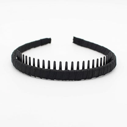 Multicolor Stylish Teeth Comb Hair Hoop Hairband Headband Soft Comfy Non-slip Hair Accessories for Women/Girl(4 color)