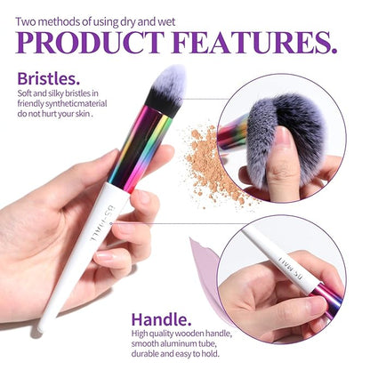 BS-MALL Makeup Brushes Makeup Tools Kit Premium Synthetic Powder Foundation Contour Concealers Lip Brushes Set 18 Pcs