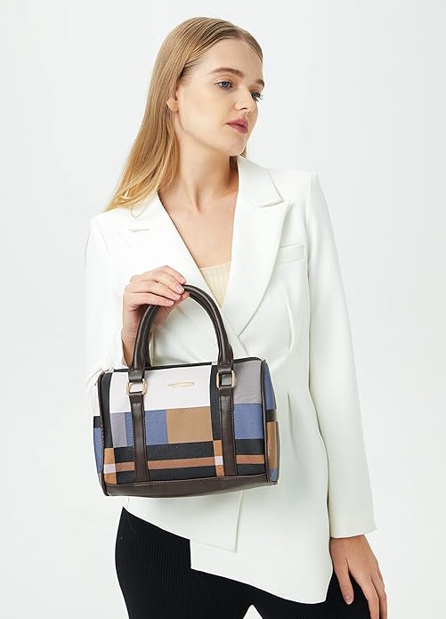2E-youth Designer Purses and Handbags for Women Satchel Shoulder Bag Tote Top Handle Bag
