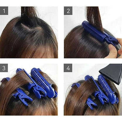 5Pcs Pink Volumizing Hair Root Clip Natural Fluffy Hair Root Clip, Volume Hair Curler Clip Diy Curler Fluffy Clamps Rollers Hair, Hair Rollers, Styling Tools and Appliances for Women