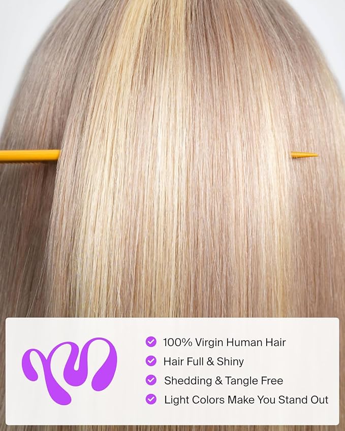P10/613 Lace Front Wig Human Hair Glueless Blonde Bob Wig Human Hair Pre Plucked Pre Cut 6x5HD Lace Closure Short Bob Wig for Women 10 Inch