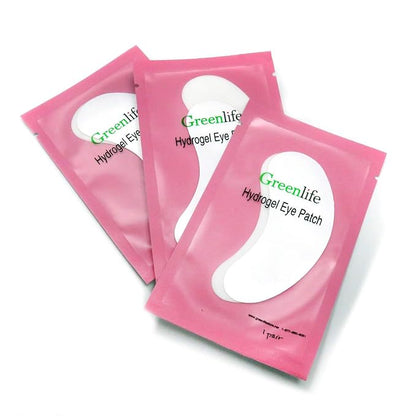 150 pairs GreenLife 100% Naturel Eyelash Extension Under Eye Gel Pads patches kit Collagen (50 150 300 Pairs) with Aloe Vera Hydrogel Eye Patches set for Eyelash Extension Supplies Tools