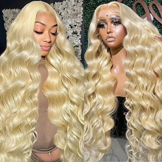 613 13x6 Lace Front Wig Human Hair 613 HD Lace Front Wigs Human Hair 24 inch 200 Density 613 Body Wave Lace Front Wigs Human Hair 13x6 Pre Plucked Blonde Wig Human Hair