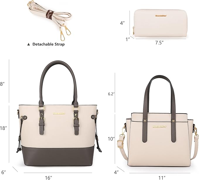 Montana West 3PCS Purses for Women Tote Bag and Wallet Set Shoulder Satchel Handbags