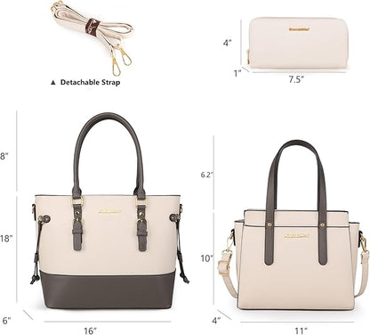 Montana West 3PCS Purses for Women Tote Bag and Wallet Set Shoulder Satchel Handbags