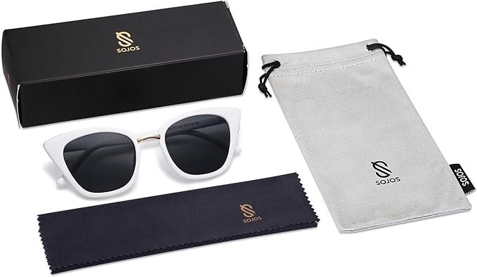 SOJOS Cat Eye Designer Sunglasses Fashion UV400 Protection Glasses SJ2052
