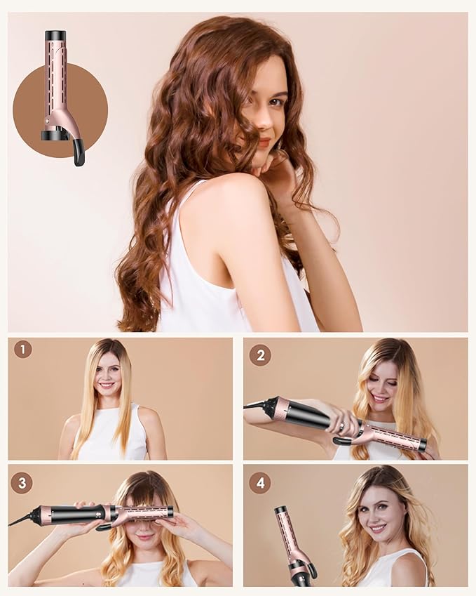4 in 1 Hair Dryer Brush, Blow Dryer Brush for Hair Styling, Thermal Brush Hot Air Brush and Volumizer with Round Brush Blow Dryer, Hair Straightening Brush, Curling Brush, Hair Styling Tools