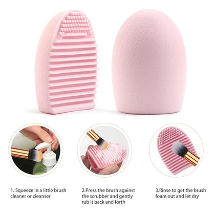 MAANGE Makeup Brushes, 41 Pcs Premium Synthetic Makeup Brush Set Contour Blush Concealers Eye Shadow Eyeliner Blending Make Up Brush Kit (Pink, 41 Piece Set)