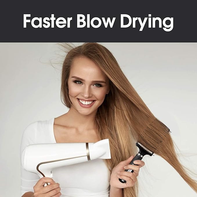 Bsisme Hair Brush, Curved Vented Brush for Faster Blow Drying, Professional Styling Hair Brushes for Women and Men, Paddle Detangling Brush for Wet Dry Curly Thick Straight Hair, Pink