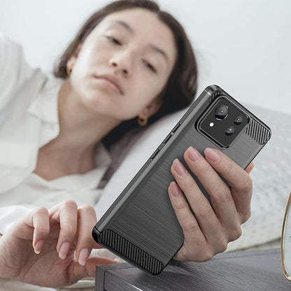 for ASUS Zenfone 11 Ultra Phone case, Shockproof, Scratch Resistant Carbon Fiber Jacket, Soft TPU,for Zenfone 11 Ultra case (Black)