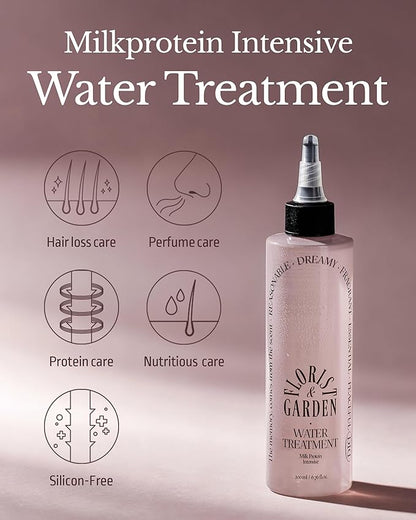 ODID Milk Protein Intensive Water Treatment Florist Garden - Hair Nourishing and Scalp Enhancing Ampoule to Cream for Steaming Hair Mask - Refreshing & Sweet Floral Scent, 6.76oz.