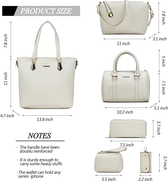 2E-youth Designer Purses and Handbags for Women Satchel Shoulder Bag Tote Top Handle Bag