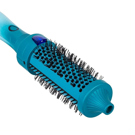CALISTA FAUXblo Thermal Blowout Brush | Heated, Airless Round Brush | Heats to 365°F | One-Step Blowout Brush for Smooth, Shiny Hair | 3 Sizes for All Hair Types | Dual Voltage (Timeless Teal, 1.5)