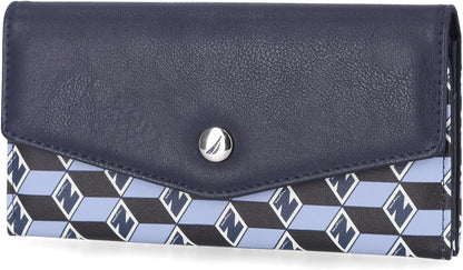 Nautica Money Manager RFID Slim and Small Wallet for Women - Credit Card Holder with Coin Purse and Zipper Wallet, Women's Clutch Organizer