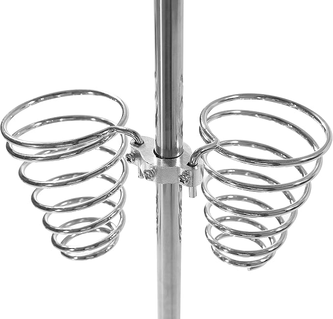 Hair Dryer Stand,Twisty Style Acrylic Top Holder,Hair Styling Appliances with Tray Two Spiral Holders and Heavy Base for Hair Dryer,Flat Iron,Curling Stick,Hair Straightener,Brush(orange)