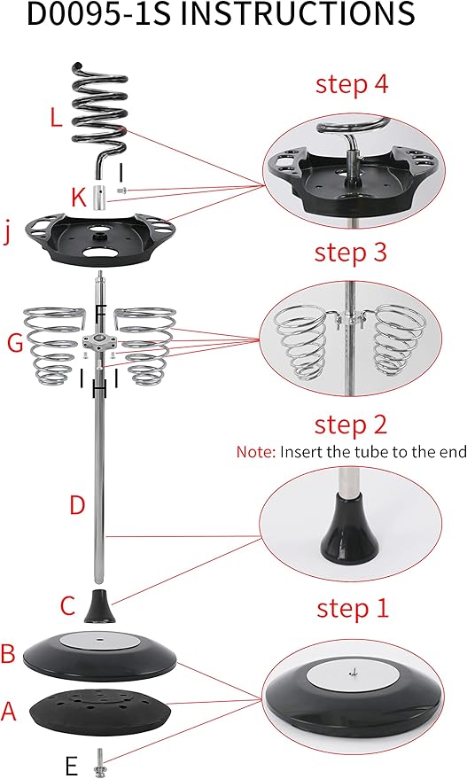 Hair Dryer Stand,Twisty Style Acrylic Top Holder,Hair Styling Appliances with Tray Two Spiral Holders and Heavy Base for Hair Dryer,Flat Iron,Curling Stick,Hair Straightener,Brush(orange)