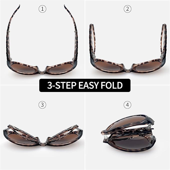 Joopin Big Womens Sunglasses Polarized Trendy Sun Glasses Large Rectangle UV Protection Rhinestone Sunnies